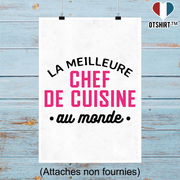 Affiche la meilleure chef de cuisine au monde