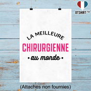 Affiche la meilleure chirurgienne au monde
