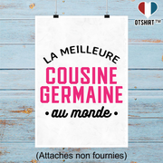 Affiche la meilleure cousine germaine au monde