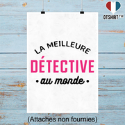 Affiche la meilleure detective au monde