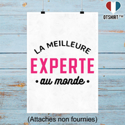Affiche la meilleure experte au monde