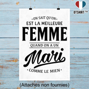 Affiche la meilleure femme