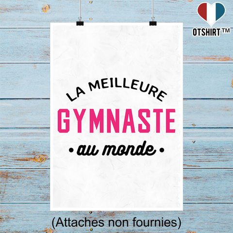 Affiche la meilleure gymnaste au monde