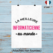 Affiche la meilleure informaticienne au monde