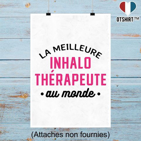 Affiche la meilleure inhalothérapeute au monde