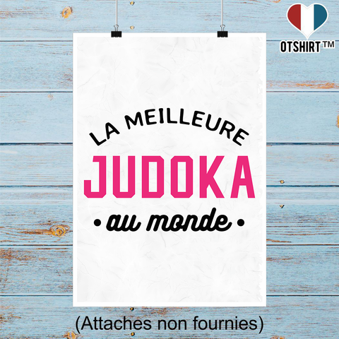Affiche la meilleure judoka au monde