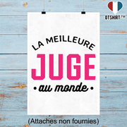 Affiche la meilleure juge au monde