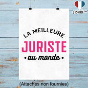 Affiche la meilleure juriste au monde