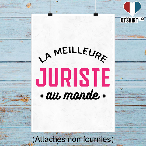 Affiche la meilleure juriste au monde