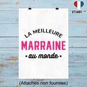 Affiche la meilleure marraine au monde