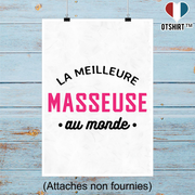 Affiche la meilleure masseuse au monde