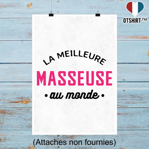 Affiche la meilleure masseuse au monde