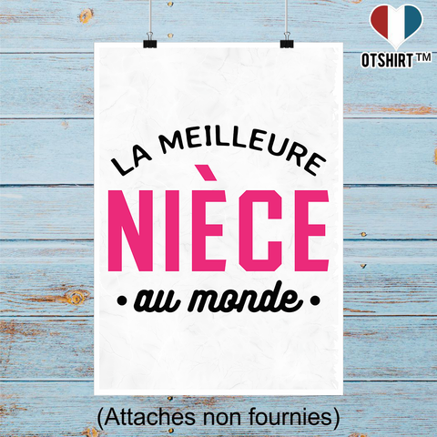 Affiche la meilleure nièce au monde