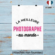 Affiche la meilleure photographe au monde