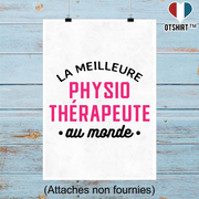 Affiche la meilleure physiothérapeute au monde