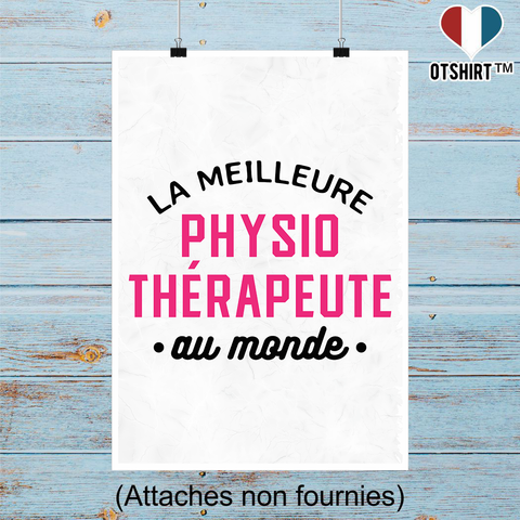 Affiche la meilleure physiothérapeute au monde