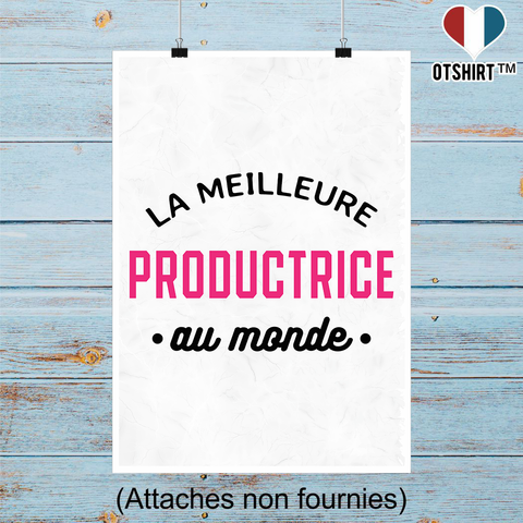 Affiche la meilleure productrice au monde