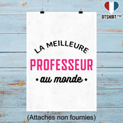 Affiche la meilleure professeur au monde