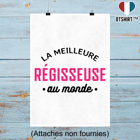 Affiche la meilleure régisseuse au monde