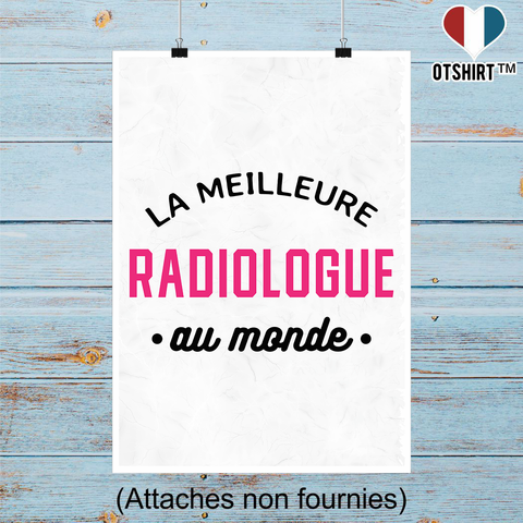 Affiche la meilleure radiologue au monde
