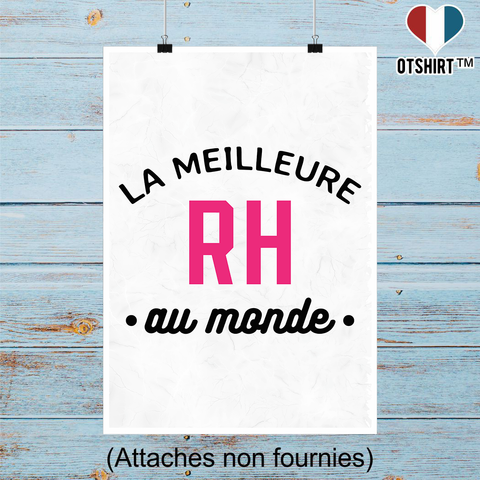 Affiche la meilleure rh au monde