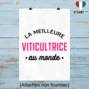 Affiche la meilleure viticultrice au monde