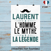 Affiche laurent l'homme le mythe la légende