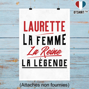 Affiche laurette la femme la reine la légende