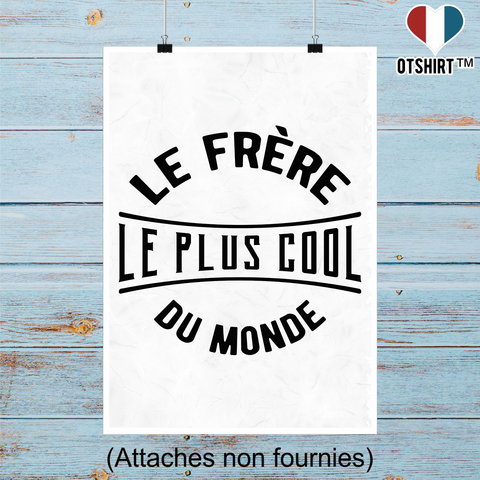 Affiche le frère le plus cool du monde