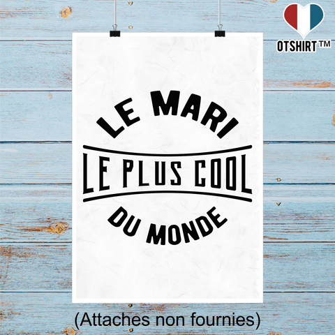 Affiche le mari le plus cool du monde