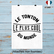 Affiche le tonton le plus cool du monde