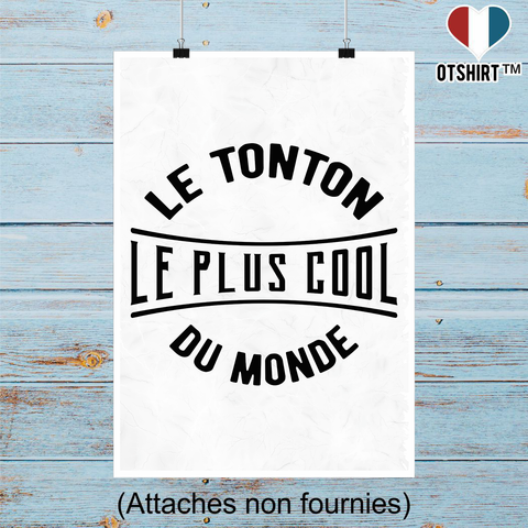 Affiche le tonton le plus cool du monde