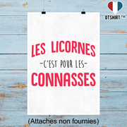 Affiche les licornes c'est pour...