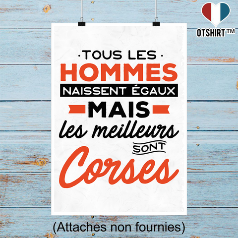 Affiche les meilleurs sont corses