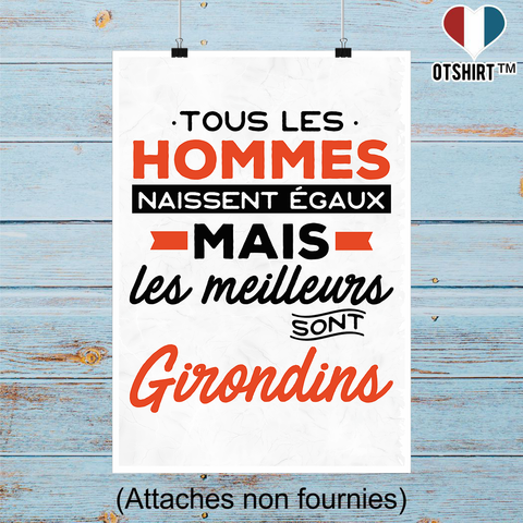 Affiche les meilleurs sont girondins