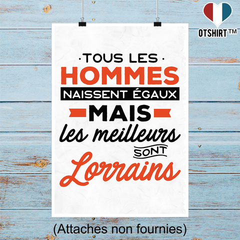 Affiche les meilleurs sont lorrains