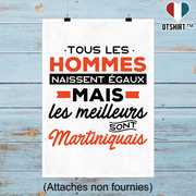 Affiche les meilleurs sont martiniquais