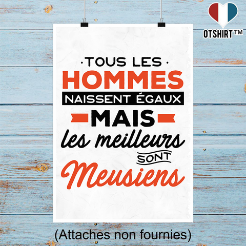 Affiche les meilleurs sont meusiens