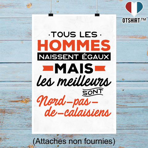 Affiche les meilleurs sont nord pas de calaisiens