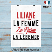 Affiche liliane la femme la reine la légende