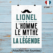 Affiche lionel l'homme le mythe la légende