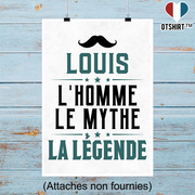 Affiche louis l'homme le mythe la légende