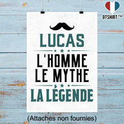 Affiche lucas l'homme le mythe la légende