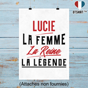 Affiche lucie la femme la reine la légende