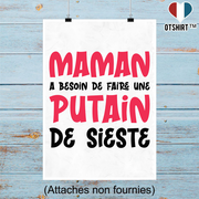 Affiche maman a besoin d'une sieste