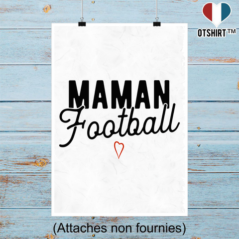 Affiche maman football