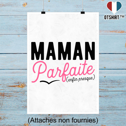 Affiche maman parfaite