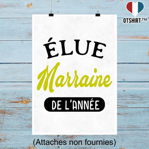 Affiche marraine de l'année 2