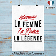 Affiche marraine la légende