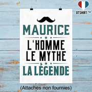 Affiche maurice l'homme le mythe la légende